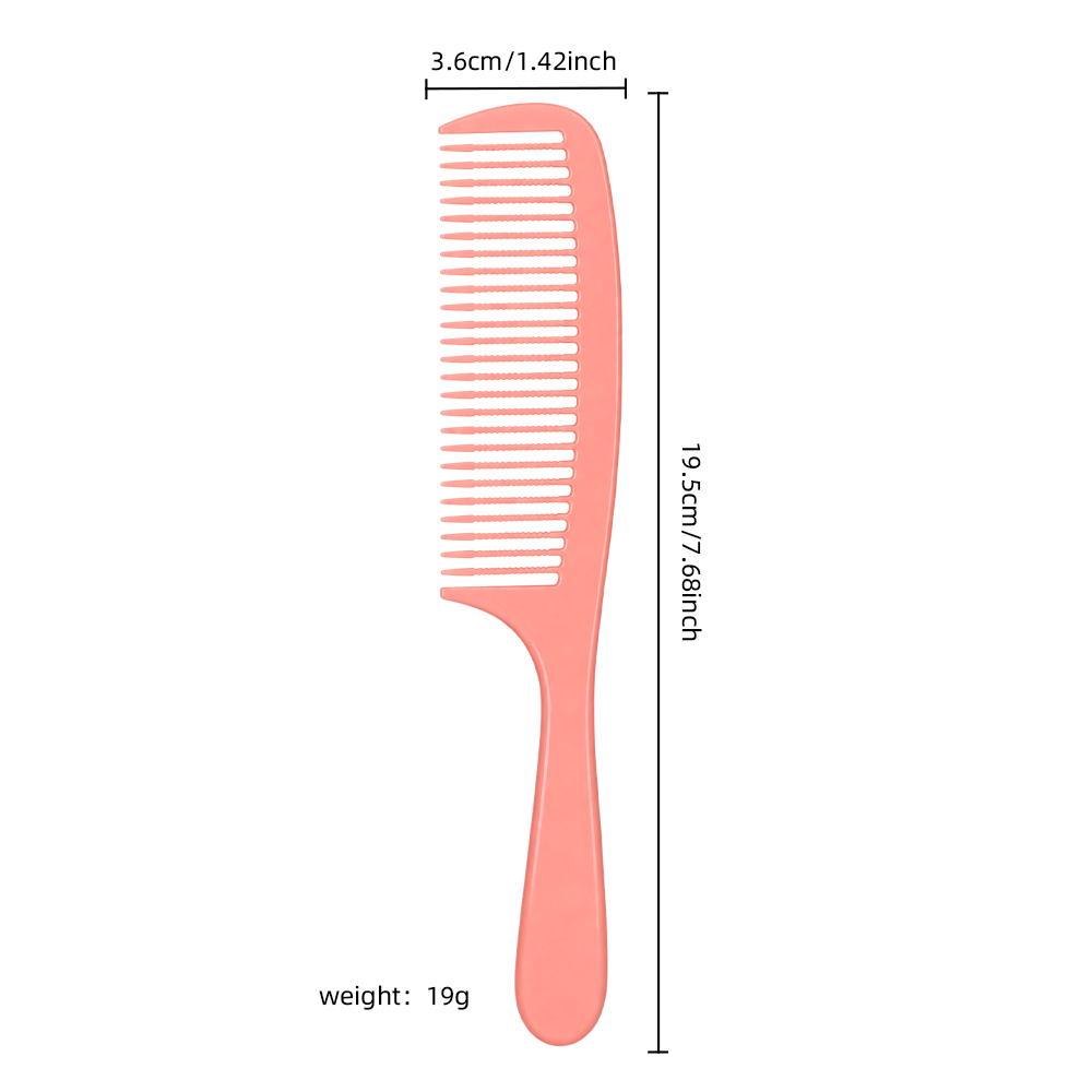 rounded tip hair comb